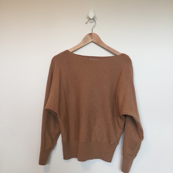 H&M Sweaters - H&M Dolman Sleeve Boatneck Sweater Camel Size M